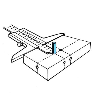 Pin Gauge Set 0,30-1,00 mm in increments of 0,01 mm Tolerance class 1 (±0,001 mm)